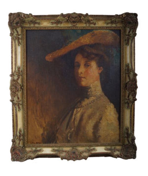 Sir William Orpen's 'Portrait of Mrs. Wertheimer (nee Trautz)' at Sheppard's. Sir William Orpen's 'Portrait of Mrs. Wertheimer (nee Trautz)' at Sheppard's.